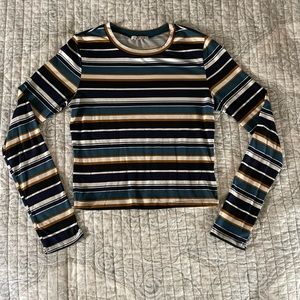 Active USA - Multi-color Strip top. Size M